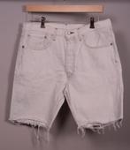 Witte Levi's korte broek, mt. 32, Wit, W32 (confectie 46) of kleiner, Ophalen of Verzenden, Zo goed als nieuw