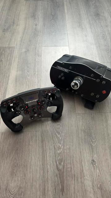 Fanatec V2.5 X stuur en wheelbase - zeer nette staat beschikbaar voor biedingen
