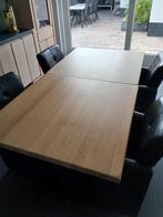Twee goede eetkamertafels, Huis en Inrichting, Tafels | Eettafels, Ophalen, Gebruikt, 50 tot 100 cm, Vierkant