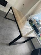 Eettafel, Huis en Inrichting, Tafels | Eettafels, Ophalen, 50 tot 100 cm, Zo goed als nieuw, Vijf personen of meer