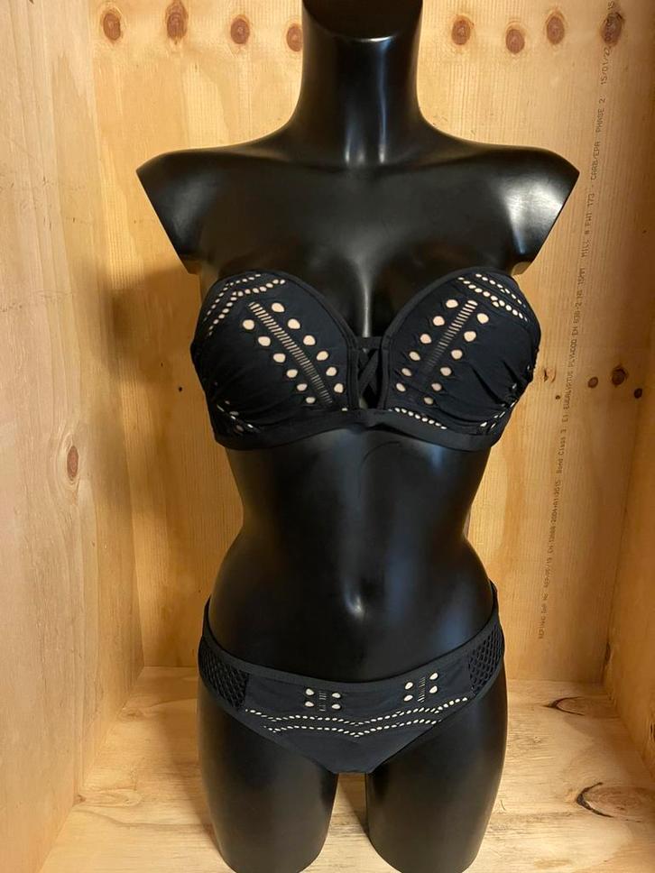 Jets bikini strapless bikini maat 36, Kleding | Dames, Badmode en Zwemkleding, Nieuw, Badpak, Zwart, Verzenden