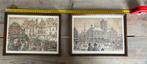 Antiek Anton Pieck ingelijste afbeeldingen, Antiek en Kunst, Ophalen of Verzenden