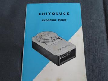 Chiyoluck belichtingsmeter gebruiksaanwijzing beschikbaar voor biedingen