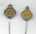 2 WEGENWACHT VERSCHILLENDE 2 SPELDEN VERSCHILLENDE KRONEN, Verzamelen, Speldjes, Pins en Buttons, Ophalen of Verzenden, Gebruikt
