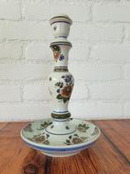 Mooie Delfts polychrome kaarsenstandaard, Ophalen, Gebruikt