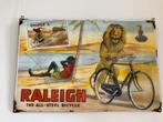 Raleigh emaille reclamebord Langcat, Ophalen, Gebruikt, Reclamebord