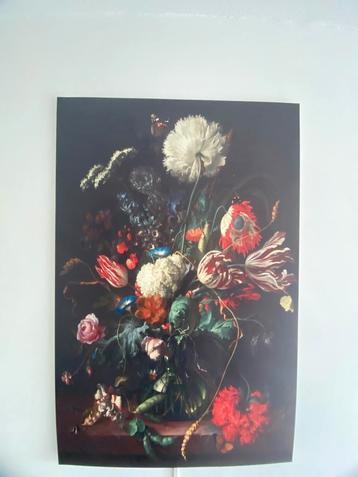 Schilderij met bloemen beschikbaar voor biedingen