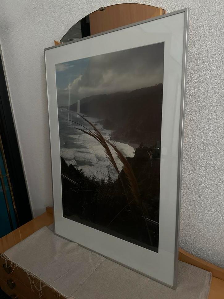 Mooie foto/poster met lijst, Huis en Inrichting, Woonaccessoires | Schilderijen, Tekeningen en Foto's, Zo goed als nieuw, Foto of Poster