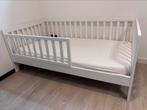 Petite Amélie Peuterbed ‘Plume’ - 140x70 wit incl matras, Kinderen en Baby's, Kinderkamer | Bedden, Ophalen, 70 tot 85 cm, 140 tot 160 cm