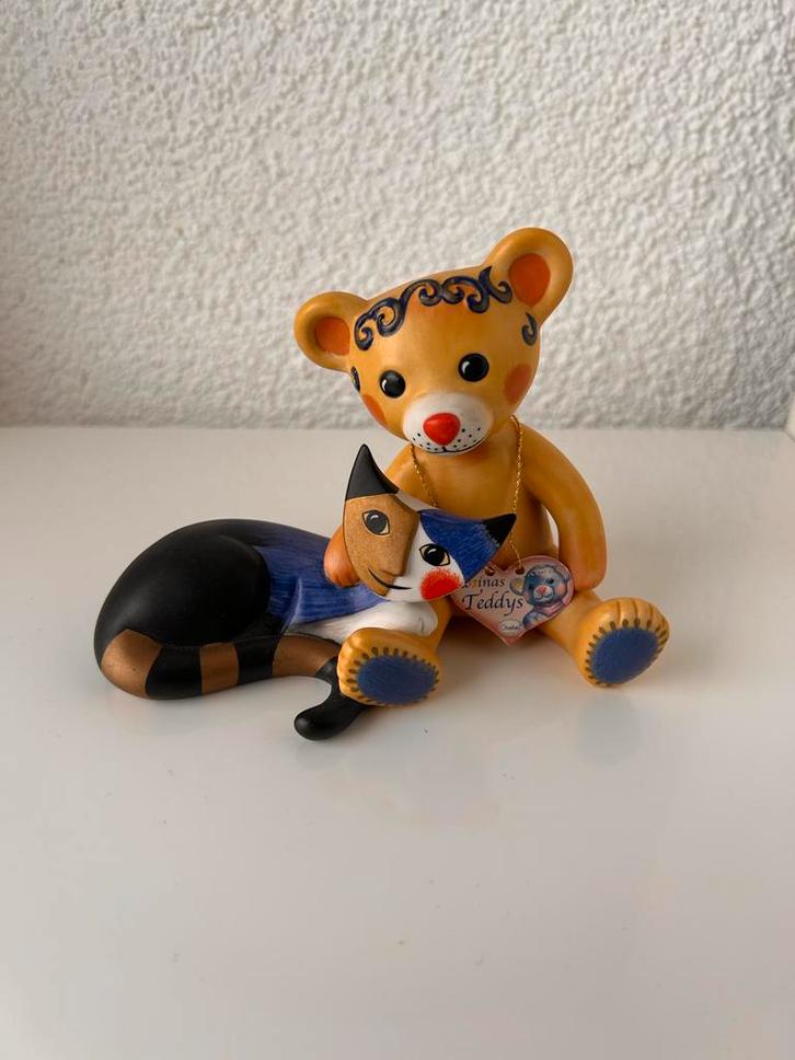 Goebel Rosina Wachtmeister Beeld Carla & Massimo porselein, Verzamelen, Beelden en Beeldjes, Zo goed als nieuw, Dier, Ophalen of Verzenden