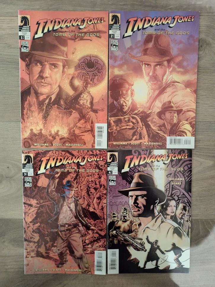Indiana Jones comics sets 2x, Boeken, Strips | Comics, Zo goed als nieuw, Meerdere comics, Amerika, Ophalen of Verzenden