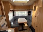 Hobby De luxe Easy 450 UF bouwjaar 2004 met voortent, Caravans en Kamperen, Caravans, Rondzit, Bedrijf, 750 - 1000 kg, Overige typen