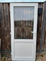Kunststof deur met kozijn, Doe-het-zelf en Verbouw, Kozijnen en Schuifpuien, Kunststof, Deurkozijn, Zo goed als nieuw, Ophalen