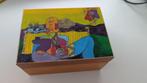 Speeldoos met afbeelding van Patty Harpenau uit 1994, Antiek en Kunst, Kunst | Litho's en Zeefdrukken, Ophalen