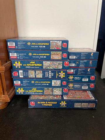 Jan van haasteren puzzel pakket 17 stuks 950/1000 ( wasgij beschikbaar voor biedingen