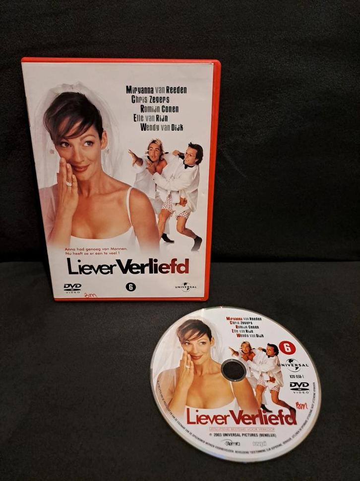 Dvd Liever verliefd romantische komedie film, Cd's en Dvd's, Dvd's | Komedie, Zo goed als nieuw, Alle leeftijden, Ophalen of Verzenden