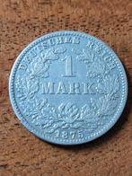 Duitse 1 Mark 1875, Ophalen of Verzenden, Duitsland, Losse munt, Zilver