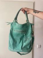 Suede tas FAB in turquoise, Ophalen, Gebruikt, Blauw, Overige merken