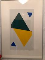 Piet Zegveld - Driehoek in Beweging - Zeefdruk, Antiek en Kunst, Kunst | Litho's en Zeefdrukken, Ophalen