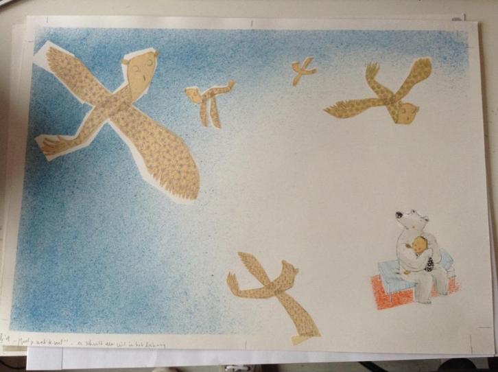 Orig. illustratie Benjamin Leroy (uit Voel je wat ik voel), Antiek en Kunst, Kunst | Tekeningen en Foto's, Ophalen of Verzenden