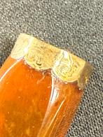Antieke Amber Sigarenhouder met gouden montuur, Antiek en Kunst, Ophalen of Verzenden