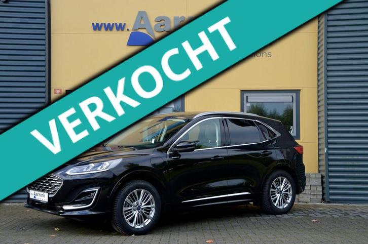 Ford Kuga 2.5 PHEV Vignale (bj 2021, automaat), Auto's, Ford, Bedrijf, Kuga, ABS, Achteruitrijcamera, Adaptieve lichten, Airbags