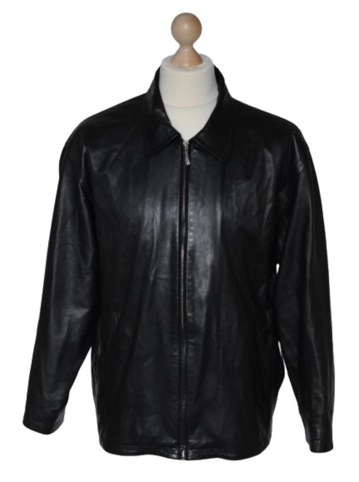 Windsor nappa leren, leather, lamsleren jas, Mt. 54 / L, Kleding | Heren, Jassen | Winter, Zo goed als nieuw, Maat 52/54 (L), Zwart
