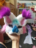 Fursuit/therian mask, Hobby en Vrije tijd, Kostuums, Theaterbenodigdheden en LARP, Verzenden, Zo goed als nieuw