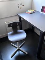 IKEA kinder bureaustoel MOLTE, Ophalen, Zo goed als nieuw, Grijs, Bureaustoel