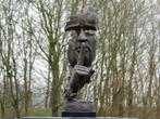 Beeld de Fluisteraar - 40 cm - Brons - met Marmeren voet, Ophalen of Verzenden, Nieuw, Mens