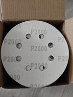 Schuurpapier rond P2000, 125mm, 8 gaten 100 stuks per doos, Doe-het-zelf en Verbouw, Rolluiken, Ophalen of Verzenden, Zo goed als nieuw