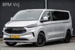 Ford Transit Custom L2H1 Dubbel Cabine 170Pk Aut. | Raptor E, Auto's, Bestelauto's, 12 maanden, Stof, Gebruikt, Zwart