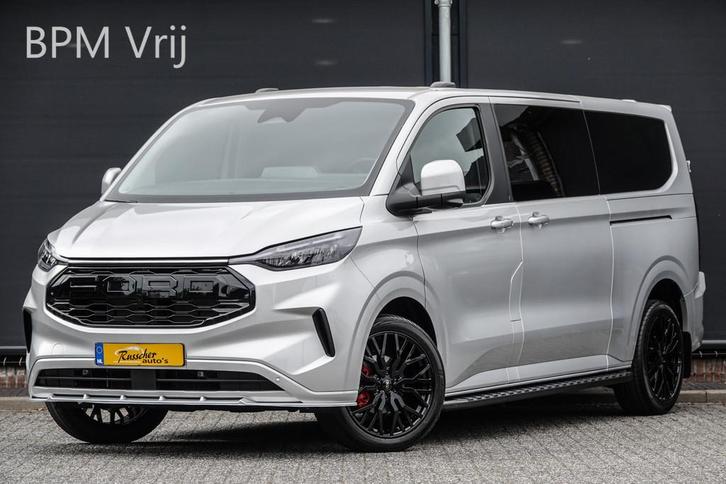 Ford Transit Custom L2H1 Dubbel Cabine 170Pk Aut. | Raptor E, Auto's, Bestelauto's, Bedrijf, Te koop, ABS, Achteruitrijcamera