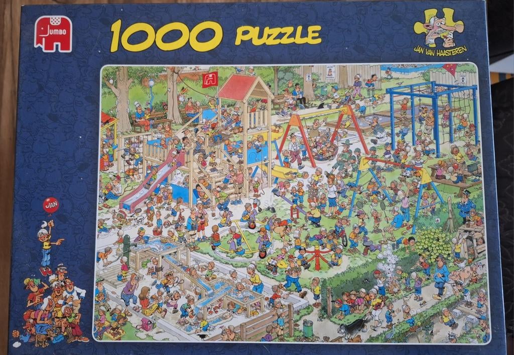 Jan van Haasteren 1000 stukjes puzzel, Ophalen, 500 t/m 1500 stukjes, Zo goed als nieuw, Legpuzzel