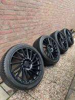 5x112 19 inch Keskin KT17 velgen / Audi / All season banden, Gebruikt, 255 mm, Banden en Velgen, All Season