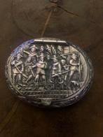 Pillendoosje zilver nachtwacht, Antiek en Kunst, Verzenden, Zilver