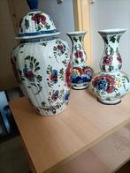 Delfts Blauw Vaas en Vazen Set, Antiek en Kunst, Ophalen of Verzenden