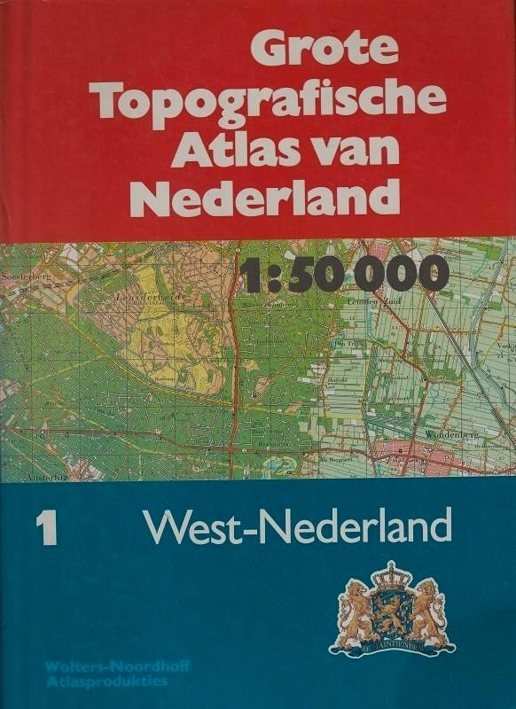 TOPOGRAFISCHE ATLAS VAN NEDERLAD - West-Nederland, Boeken, Atlassen en Landkaarten, Zo goed als nieuw, Overige atlassen, Nederland