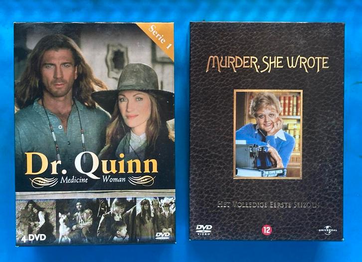 DVD Dr Quinn serie -1- 4dvd  Murder she wrote -3dvd-, Cd's en Dvd's, Dvd's | Thrillers en Misdaad, Zo goed als nieuw, Detective en Krimi