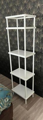 Wit metalen stellingkast / open kast / rek IKEA (prj), Huis en Inrichting, Ophalen, Gebruikt