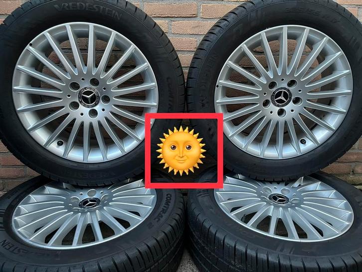 17” orig Mercedes vito v-klasse EQV Michelin zomerset TPMS, Auto-onderdelen, Banden en Velgen, Banden en Velgen, Zomerbanden, 17 inch