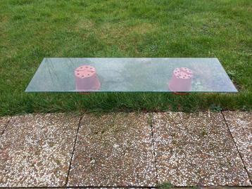 Z.g.a.n. geslepen glasplaten  beschikbaar voor biedingen