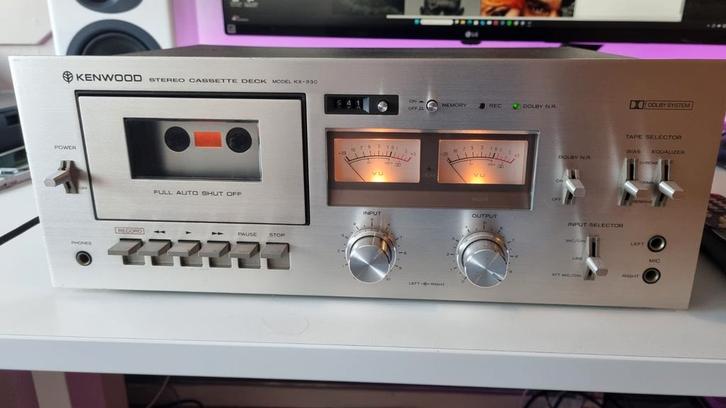 Kenwood KX-830 Vintage Cassettedeck, Audio, Tv en Foto, Cassettedecks, Enkel, Kenwood, Ophalen