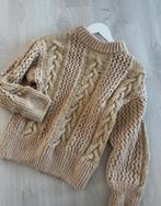 Beige Zara Trui met Kabelpatroon - Maat S, Verzenden, Zo goed als nieuw, Maat 36 (S), Beige