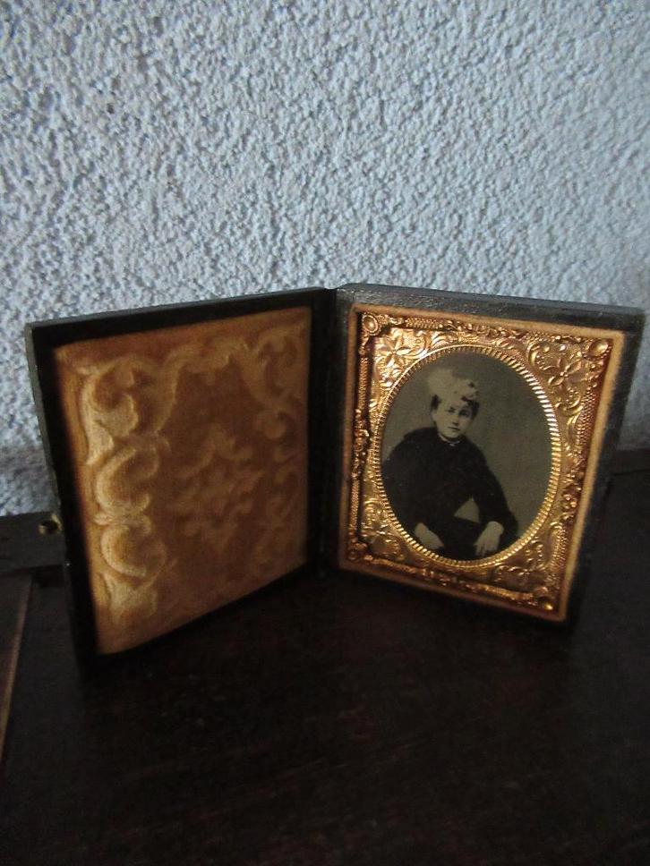 ANTIEK REIS ETUI DAQUERREO TYPE verzenden mogelijk, Antiek en Kunst, Antiek | Overige Antiek, Ophalen