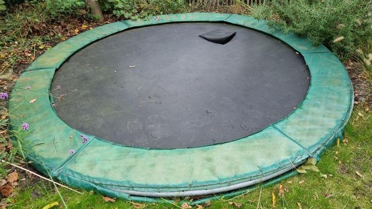 Trampoline, Kinderen en Baby's, Speelgoed | Buiten | Trampolines, Gebruikt, Ophalen