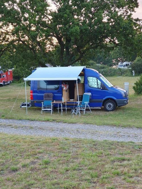 Buscamper (zelfbouw). Off grid. VW Crafter (L2H2), Caravans en Kamperen, Campers, Particulier, Bus-model, tot en met 2, Volkswagen