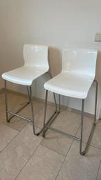 2 Ikea Glenn barkrukken, Huis en Inrichting, Barkrukken, 2 krukken, Ophalen, Gebruikt, 60 tot 90 cm