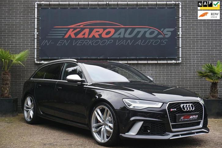 Audi RS6 4.0 TFSI Quattro HUD ACC Matrix Bose Camera Led 21", Auto's, Audi, Bedrijf, Te koop, RS6, 4x4, ABS, Achteruitrijcamera