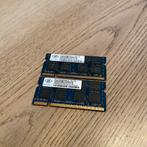 Nanya 2GB DDR2 2Rx8 667MHz  ( 2x 1GB ), Computers en Software, RAM geheugen, Gebruikt, Ophalen of Verzenden, DDR2, 667 MHz